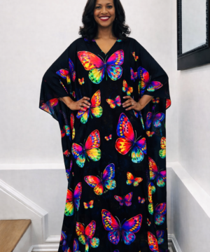 Black Butterfly Kaftan
