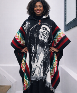 Bob Marley Tribute Alpaca Poncho